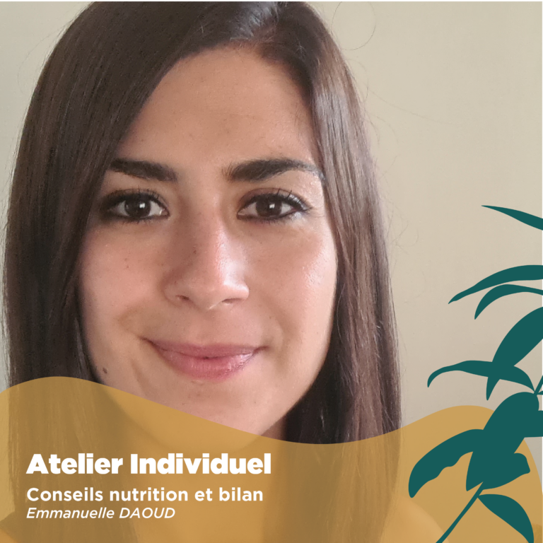 Emmanuelle vous livrera ses précieux conseils en nutrition lors de l'événement Nature&Vous !