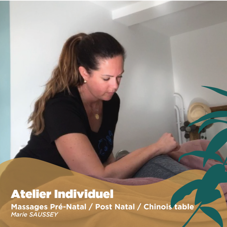 Découvrez le massage pré-natal / post natal et Tuina avec Marie !